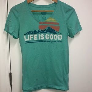 Life is good shirt Small
